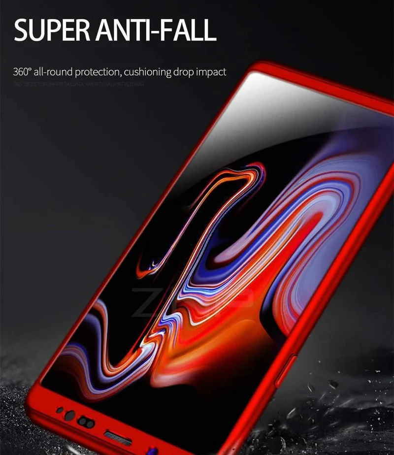 ZNP 360 Vollschutz-Telefonhülle für Samsung Galaxy Note 8 9 A3 A5 A7 Schutzhülle für Samsung S8 S9 Plus S7 Edge Note 9 8 Hüllen