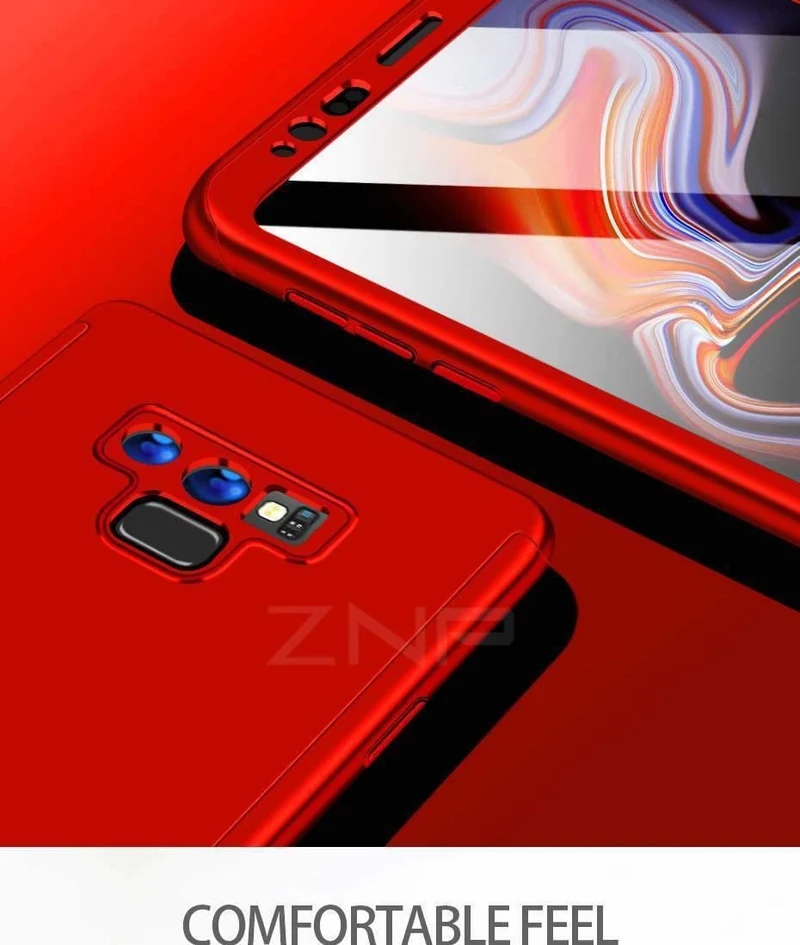 ZNP 360 Vollschutz-Telefonhülle für Samsung Galaxy Note 8 9 A3 A5 A7 Schutzhülle für Samsung S8 S9 Plus S7 Edge Note 9 8 Hüllen