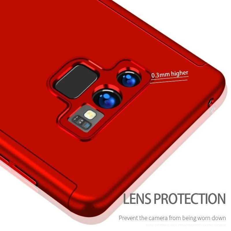 ZNP 360 Vollschutz-Telefonhülle für Samsung Galaxy Note 8 9 A3 A5 A7 Schutzhülle für Samsung S8 S9 Plus S7 Edge Note 9 8 Hüllen