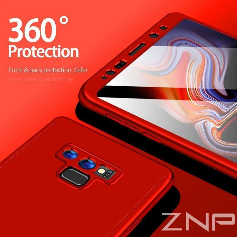 ZNP 360 Vollschutz-Telefonhülle für Samsung Galaxy Note 8 9 A3 A5 A7 Schutzhülle für Samsung S8 S9 Plus S7 Edge Note 9 8 Hüllen