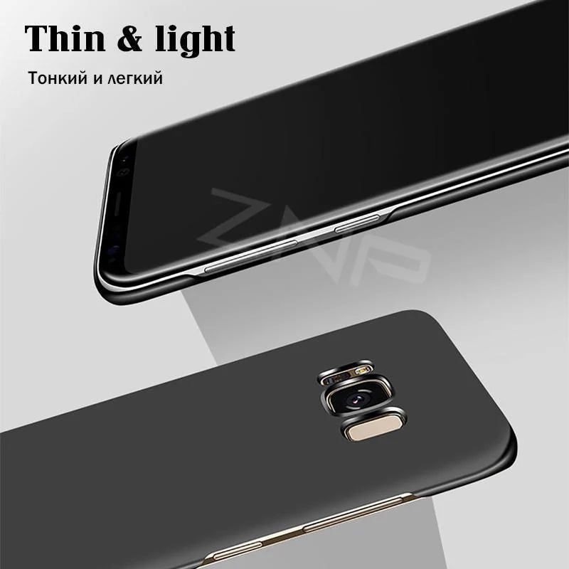ZNP Luxuriöse, schlanke Schutzhülle für Samsung Galaxy S9, S8 Plus, Note 8, harte PC-Telefonabdeckung für Samsung S7 Edge, S7, S8, S9, Hülle