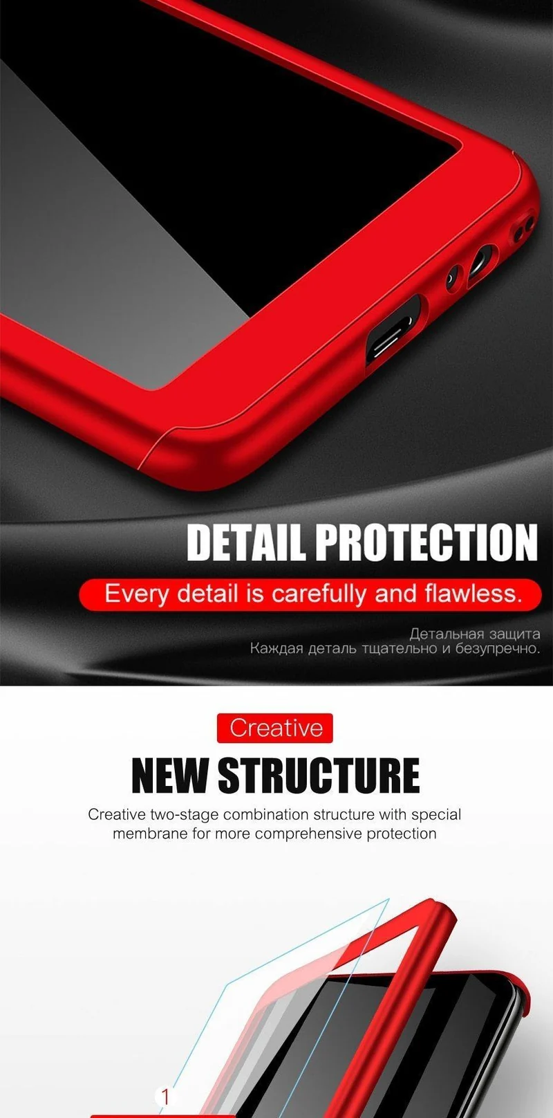 ZNP Luxus 360-Grad-Schutzhülle für Samsung Galaxy A3 A5 A7 2017 2016, Hülle mit Glas-Hartschalen-Telefonabdeckung für Samsung J5 J7 A3 A5 A7 Hülle