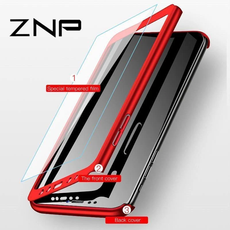 ZNP Shockproof 360 Degree Cases For Samsung Galaxy Note 9 8 S9 S8 S10 Plus Case Phone Cover For Samsung S7 Edge S9 S8 S10 Case