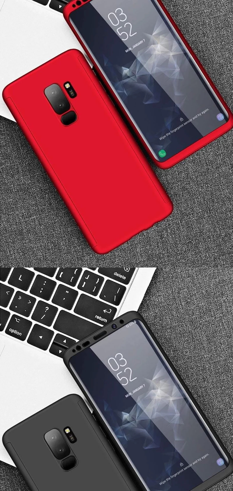 ZNP Shockproof 360 Degree Cases For Samsung Galaxy Note 9 8 S9 S8 S10 Plus Case Phone Cover For Samsung S7 Edge S9 S8 S10 Case