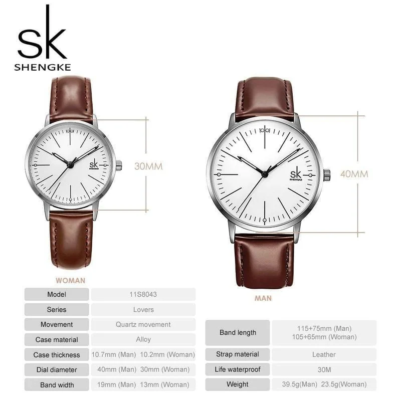Paar Uhr Männer Frauen Uhren Einfache Quarz Reloj Hohe Qualität Relogio Masculino Business Uhr Unisex Liebhaber Uhr Saat