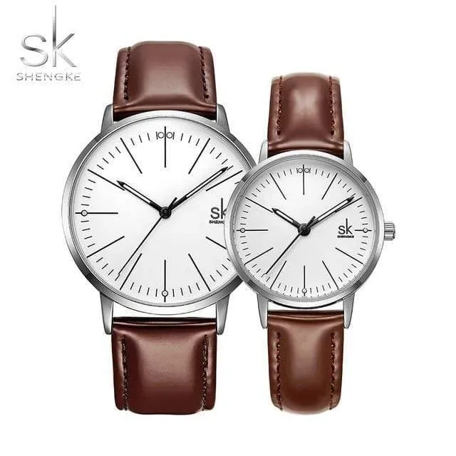 Paar Uhr Männer Frauen Uhren Einfache Quarz Reloj Hohe Qualität Relogio Masculino Business Uhr Unisex Liebhaber Uhr Saat