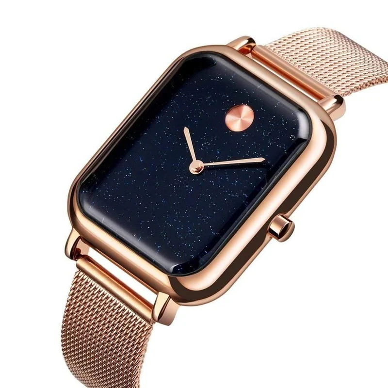 Luxus Liebhaber Uhren Quarz Kleid Frauen Männer Uhr Paare Armbanduhr Splitter Mesh Edelstahl Uhren Hombre 9187