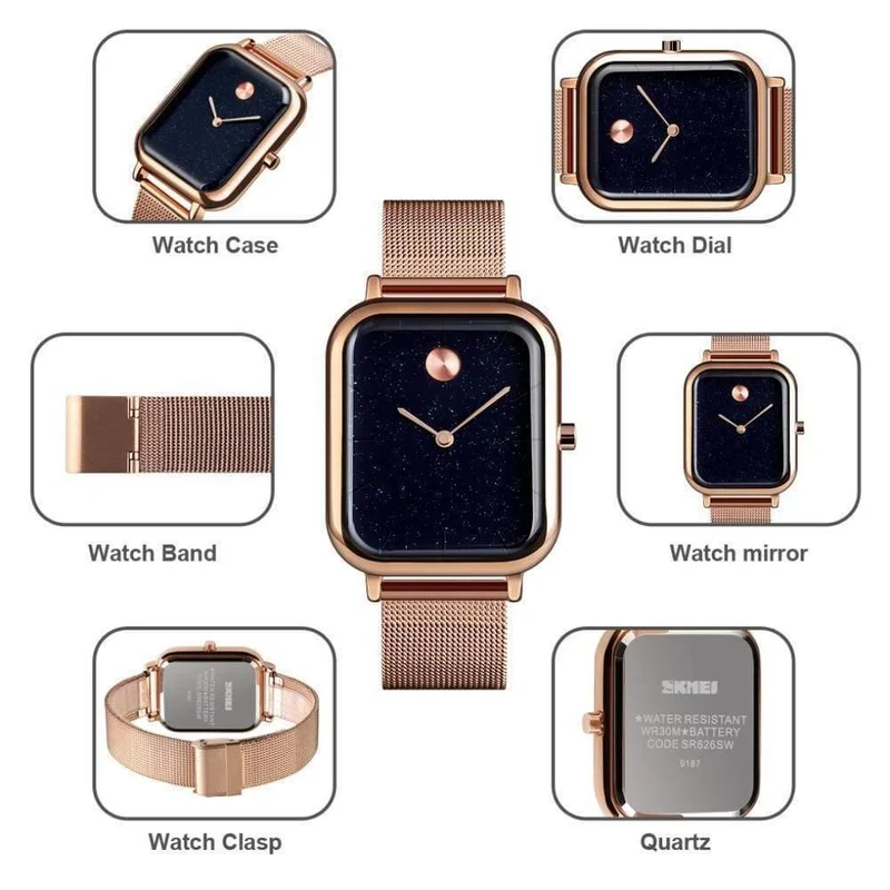 Luxus Liebhaber Uhren Quarz Kleid Frauen Männer Uhr Paare Armbanduhr Splitter Mesh Edelstahl Uhren Hombre 9187
