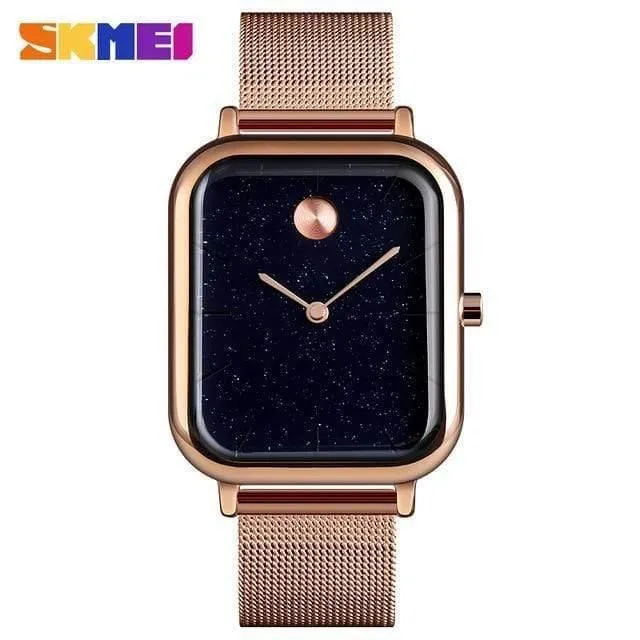 Luxus Liebhaber Uhren Quarz Kleid Frauen Männer Uhr Paare Armbanduhr Splitter Mesh Edelstahl Uhren Hombre 9187