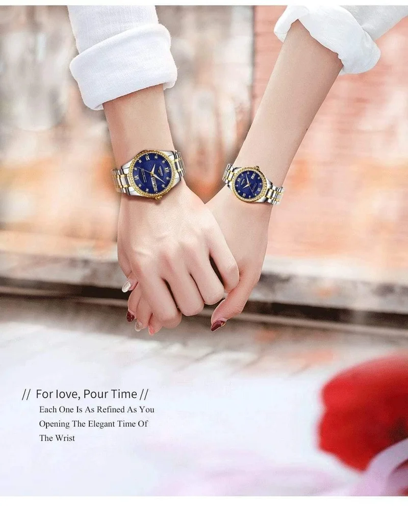 Paar Uhr Herren Uhren Top Marke Luxus Quarzuhr Frauen Uhr Damen Kleid Armbanduhr Mode Lässig Liebhaber Uhr