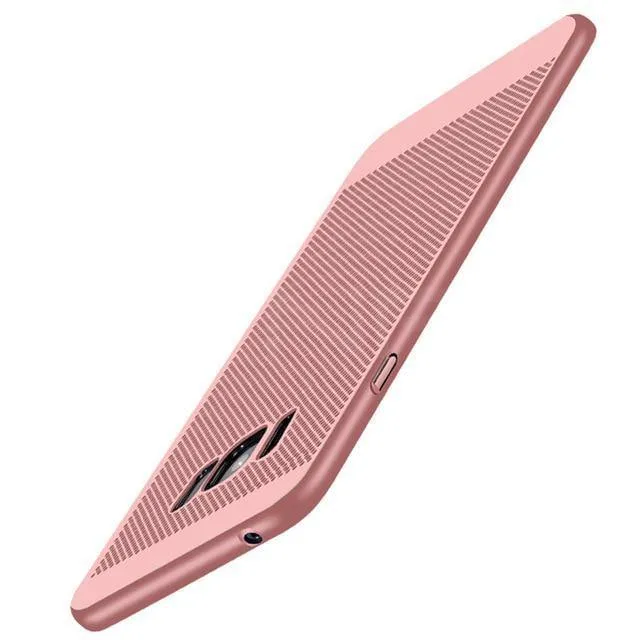 ZNP Ultradünne Telefonhülle für Samsung Galaxy S9 S8 S7 Edge Hohle Wärmeableitungshüllen Harter PC für die Rückseite von Samsung S9 Plus