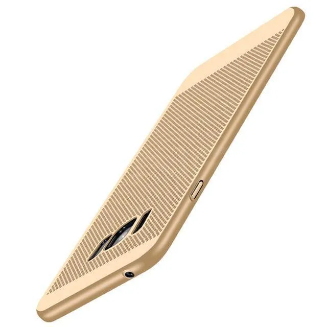 ZNP Ultradünne Telefonhülle für Samsung Galaxy S9 S8 S7 Edge Hohle Wärmeableitungshüllen Harter PC für die Rückseite von Samsung S9 Plus