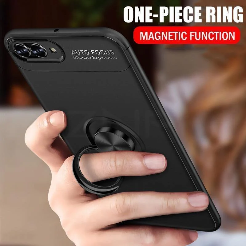 ZNP Luxuriöse magnetische Ringständer-Abdeckung für Huawei Nova 2 2s 3 3i Telefonhülle für Honor Play für Honor 10 Lite 8X Max Shell Cases
