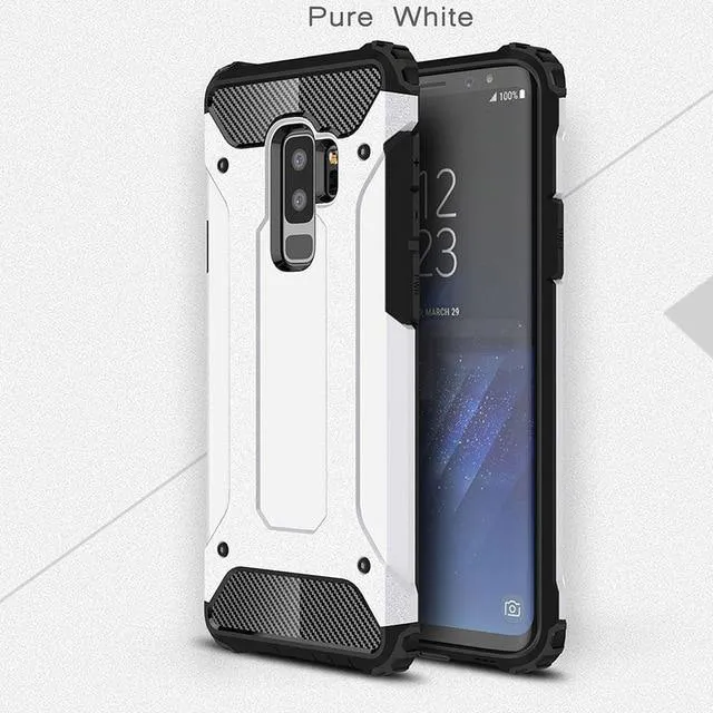 ZNP Stoßfeste Schutzhülle für Samsung Galaxy S9, S8 Plus, Note 8, vollständige Abdeckung, Panzerschale für Samsung S7 Edge, Note 9