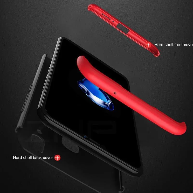 ZNP 360-Grad-PC-Matt-Schutzhülle für Huawei P20 Pro P20 Lite, vollständige Abdeckung, stoßfeste Schale für Huawei P20 Plus-Hüllen