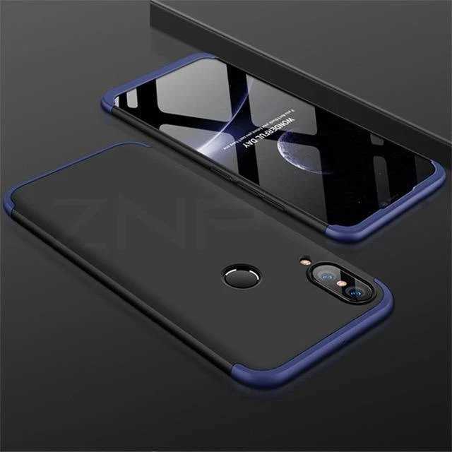 ZNP 360-Grad-PC-Matt-Schutzhülle für Huawei P20 Pro P20 Lite, vollständige Abdeckung, stoßfeste Schale für Huawei P20 Plus-Hüllen