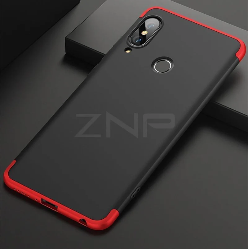 ZNP 360-Grad-PC-Matt-Schutzhülle für Huawei P20 Pro P20 Lite, vollständige Abdeckung, stoßfeste Schale für Huawei P20 Plus-Hüllen