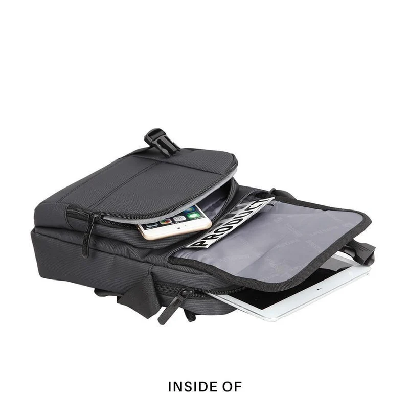 Herren Schulter Messenger Bag 10.2 "Business Aktentasche Crossbody Messenger Bags Multifunktions Herren Nylon Umhängetasche