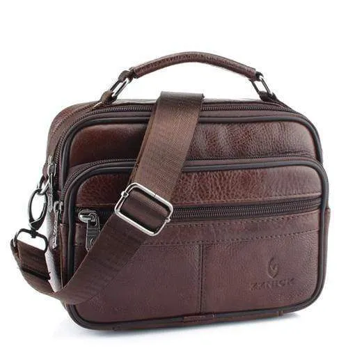 Echtes Rindsleder Umhängetasche Kleine Messenger Bags Männer Reise Umhängetasche Handtaschen Neue Mode Männer Tasche Klappe