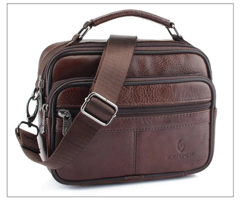 Echtes Rindsleder Umhängetasche Kleine Messenger Bags Männer Reise Umhängetasche Handtaschen Neue Mode Männer Tasche Klappe