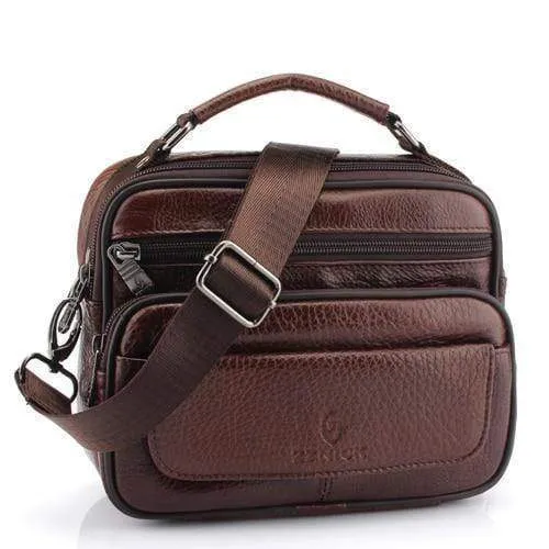 Echtes Rindsleder Umhängetasche Kleine Messenger Bags Männer Reise Umhängetasche Handtaschen Neue Mode Männer Tasche Klappe