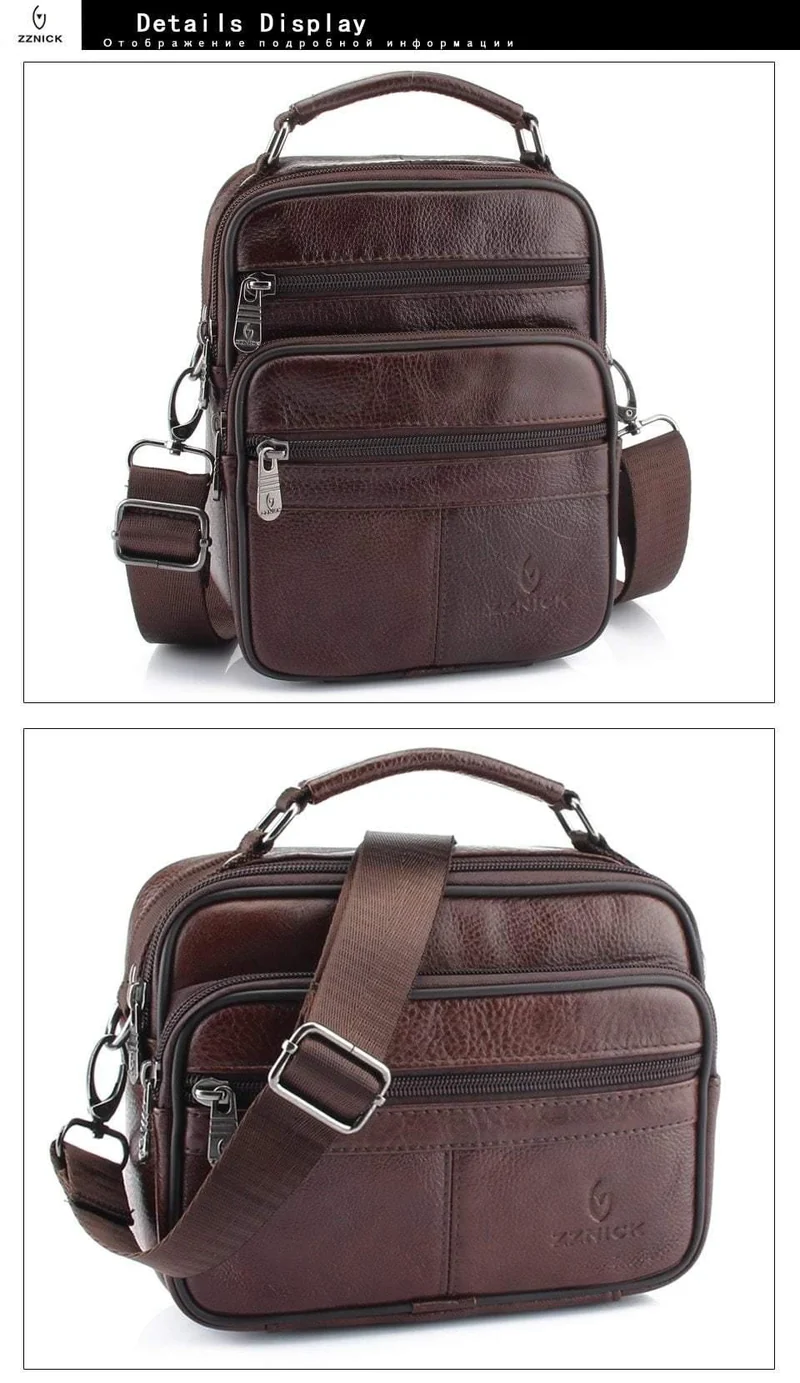 Echtes Rindsleder Umhängetasche Kleine Messenger Bags Männer Reise Umhängetasche Handtaschen Neue Mode Männer Tasche Klappe