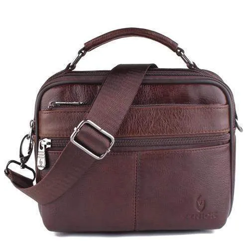 Echtes Rindsleder Umhängetasche Kleine Messenger Bags Männer Reise Umhängetasche Handtaschen Neue Mode Männer Tasche Klappe