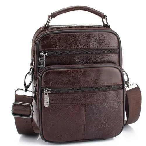 Echtes Rindsleder Umhängetasche Kleine Messenger Bags Männer Reise Umhängetasche Handtaschen Neue Mode Männer Tasche Klappe