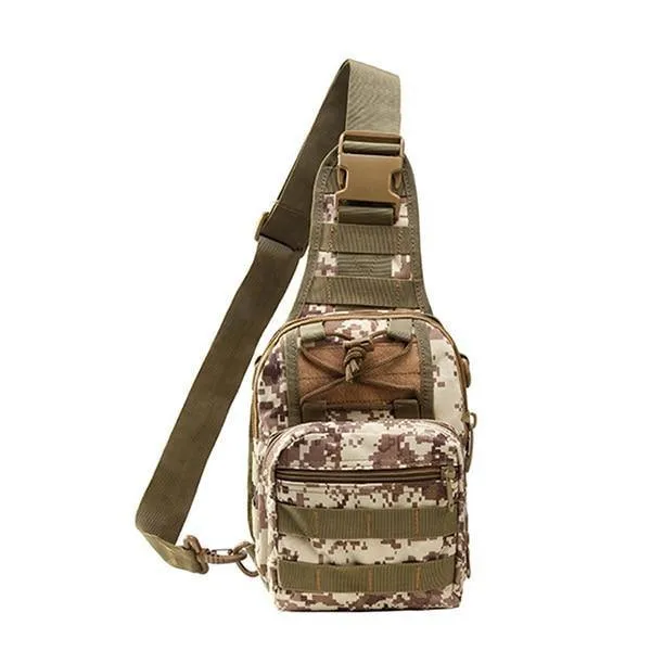 Männer Frauen Militär Tasche Taktische Brust Taschen Unisex Mode Camouflage Handtaschen Coole Camping Wandern Reise Schulter Taschen