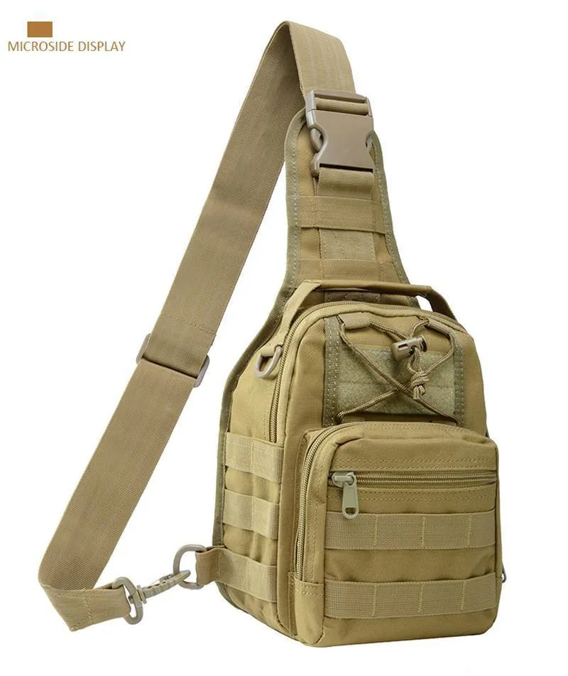 Männer Frauen Militär Tasche Taktische Brust Taschen Unisex Mode Camouflage Handtaschen Coole Camping Wandern Reise Schulter Taschen