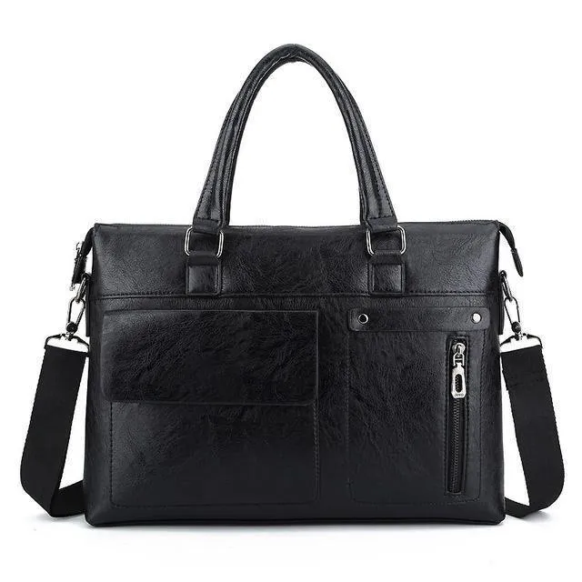 Berühmte Marke Leder Männer Umhängetasche Business Aktentaschen Hohe Qualität Vintage Umhängetaschen Handtaschen taschen männlichen