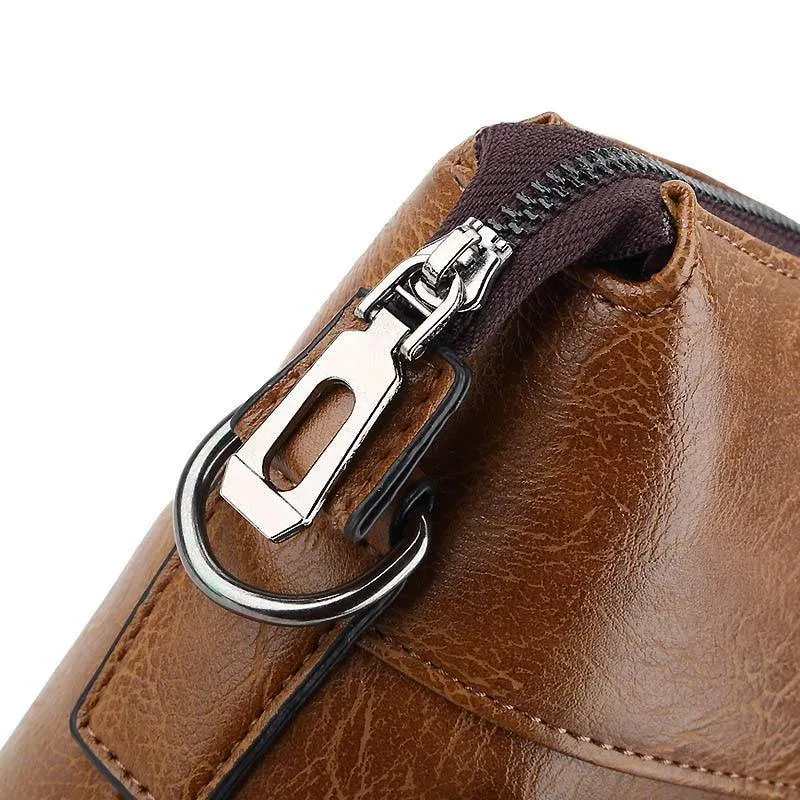 Berühmte Marke Leder Männer Umhängetasche Business Aktentaschen Hohe Qualität Vintage Umhängetaschen Handtaschen taschen männlichen