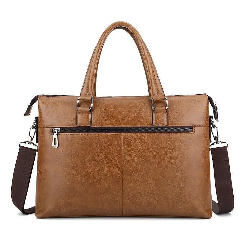 Berühmte Marke Leder Männer Umhängetasche Business Aktentaschen Hohe Qualität Vintage Umhängetaschen Handtaschen taschen männlichen