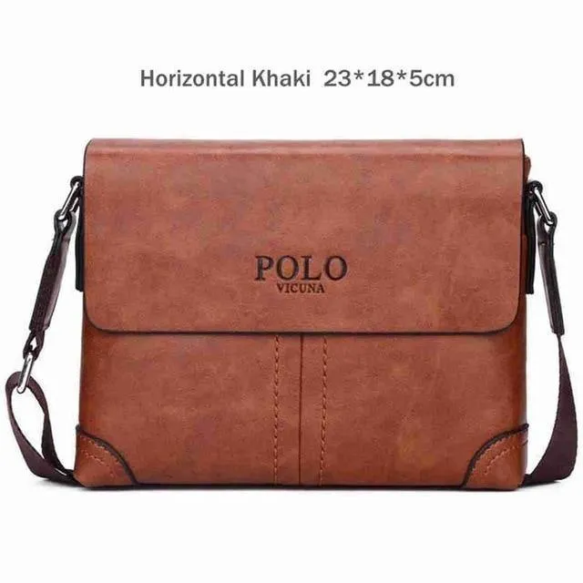 Einzigartiges Thread-Design, mattierte Herren-Umhängetasche aus PU-Leder, kleine Freizeit-Herrentasche, Werbe-Herren-Umhängetasche, neu