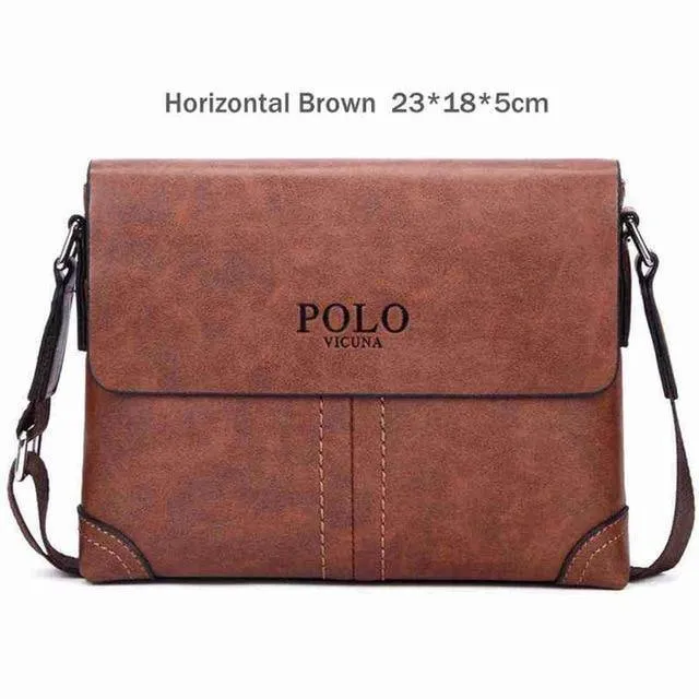 Einzigartiges Thread-Design, mattierte Herren-Umhängetasche aus PU-Leder, kleine Freizeit-Herrentasche, Werbe-Herren-Umhängetasche, neu