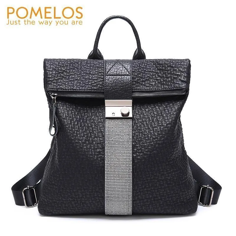 Frauen Rucksack Hohe Qualität Pu-leder Mode Rucksäcke Schultaschen Für Mädchen Im Teenageralter Diebstahl Rucksack Tasche Für Frauen