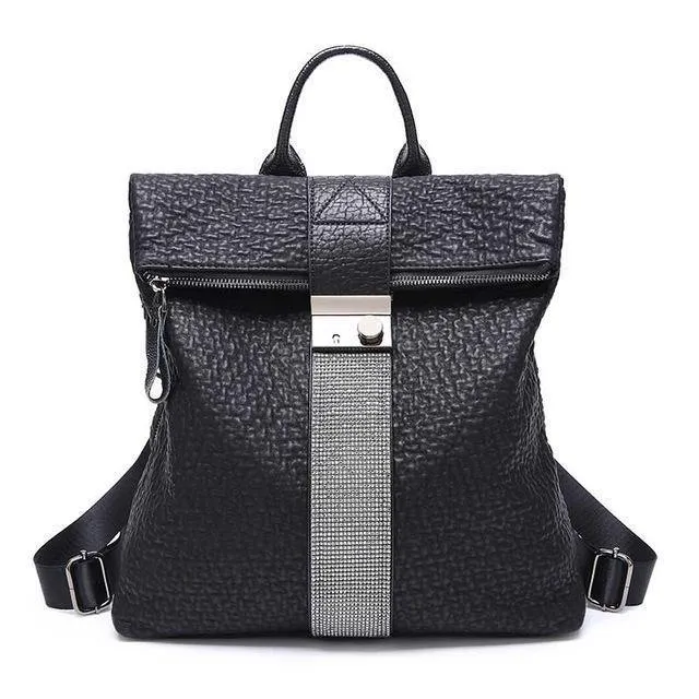 Frauen Rucksack Hohe Qualität Pu-leder Mode Rucksäcke Schultaschen Für Mädchen Im Teenageralter Diebstahl Rucksack Tasche Für Frauen