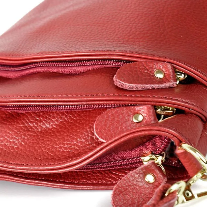Ledertasche Handtaschen Frauen Berühmte Rindsleder Umhängetaschen für Frauen Messenger Bags Damen Umhängetasche