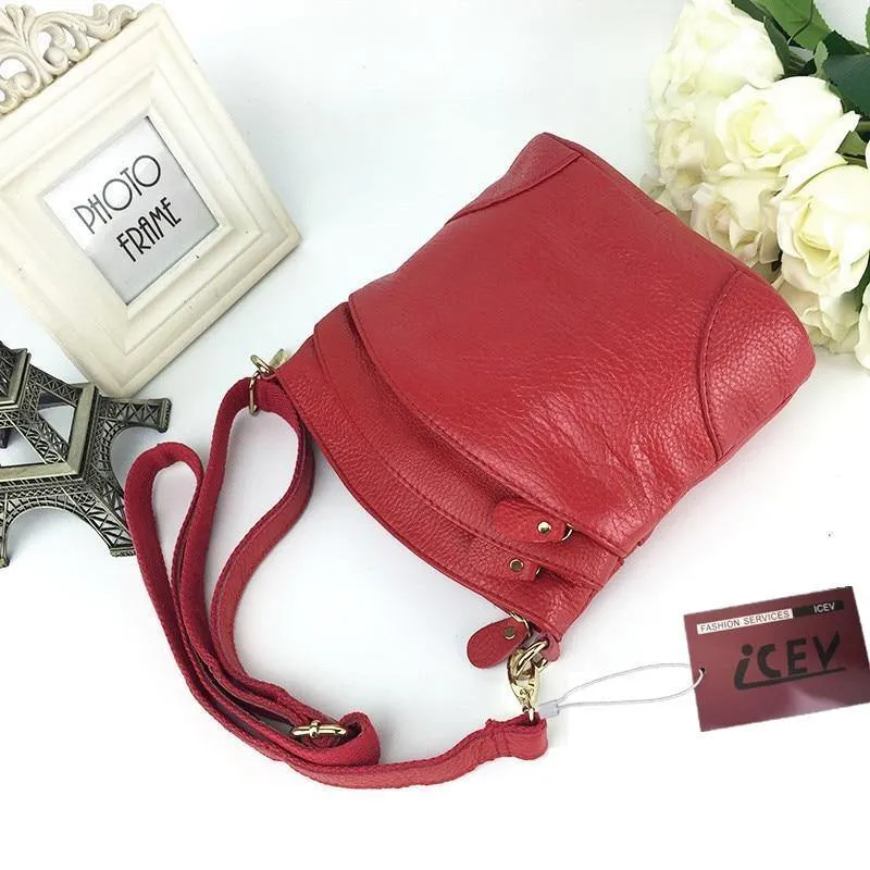 Ledertasche Handtaschen Frauen Berühmte Rindsleder Umhängetaschen für Frauen Messenger Bags Damen Umhängetasche