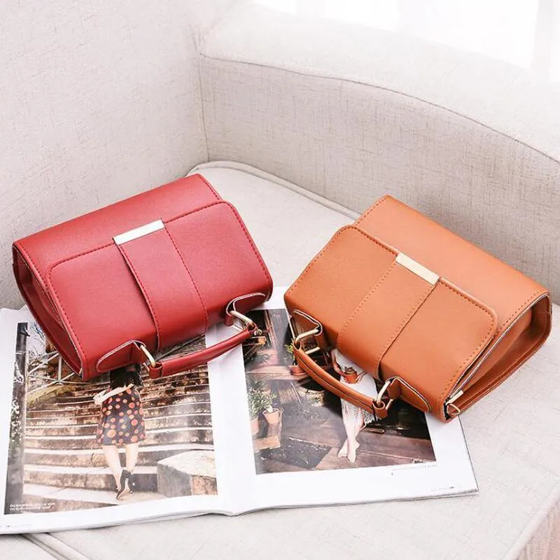 Damen Tasche Leder Handtaschen PU Umhängetasche Kleine Umhängetasche für Damen Messenger Bags
