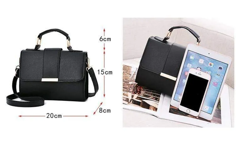 Damen Tasche Leder Handtaschen PU Umhängetasche Kleine Umhängetasche für Damen Messenger Bags