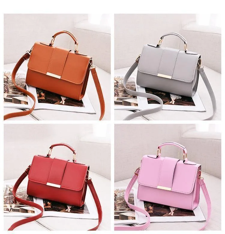 Damen Tasche Leder Handtaschen PU Umhängetasche Kleine Umhängetasche für Damen Messenger Bags