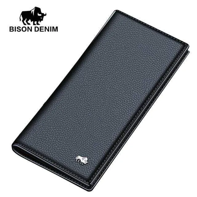 Brieftasche Business männer Dünne Echtes Leder Brieftasche Luxus Marke Design Handliche Schlanke Männliche Brieftasche N4470-1