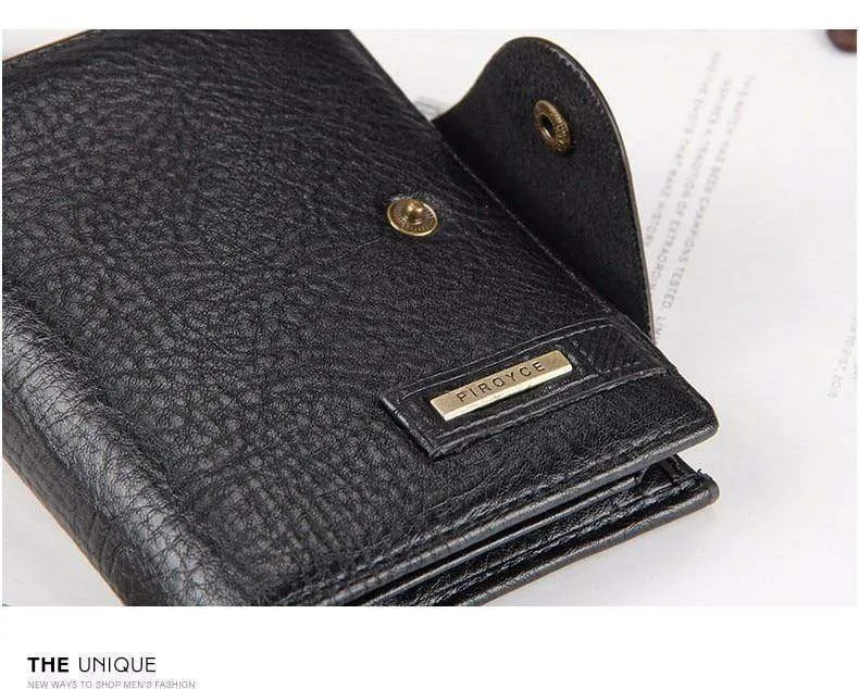 Hochwertige kurze Herrenbrieftasche, Echtleder-Qualitätsgarantie-Geldbörse für Männer, Geldbörse, kostenloser Versand