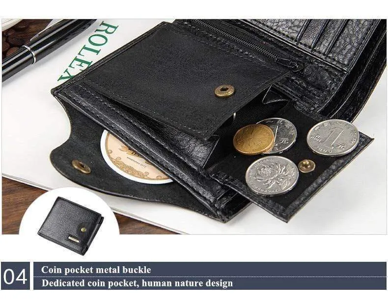Hochwertige kurze Herrenbrieftasche, Echtleder-Qualitätsgarantie-Geldbörse für Männer, Geldbörse, kostenloser Versand