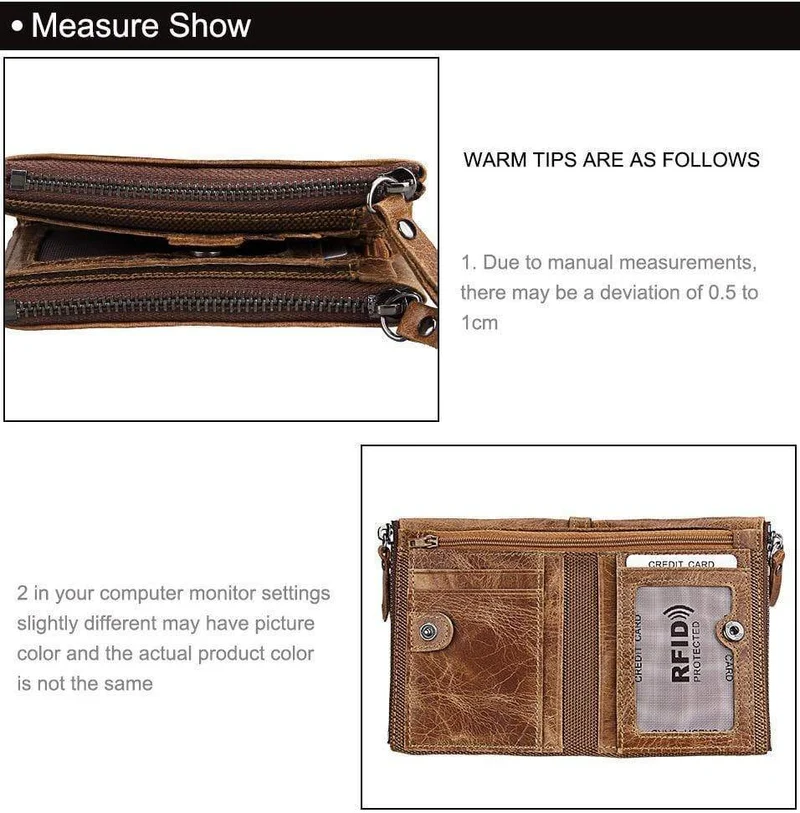 Echtes Leder Männer Brieftasche Kleine Reißverschlusstasche Männer Brieftaschen Portomonee Männlichen Kurzen Geldbörse Marke Carteira Für Rfid