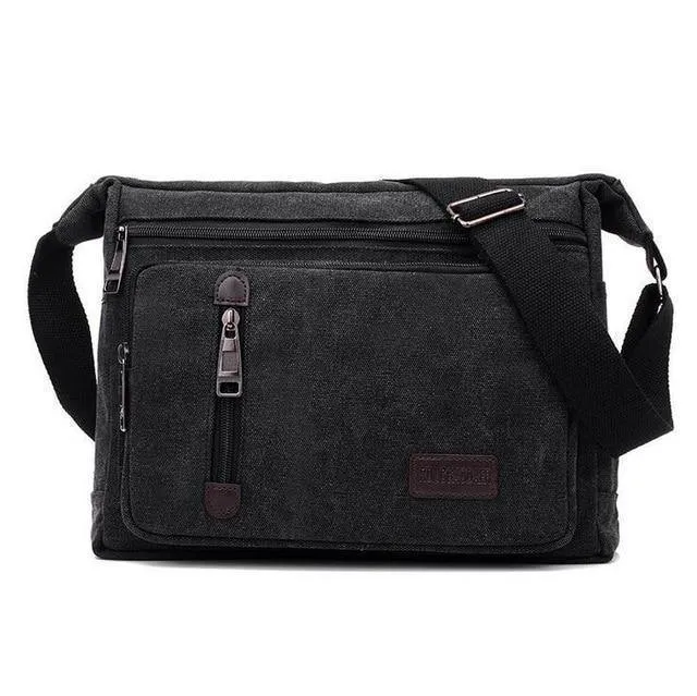 Männer Taschen Vintage Canvas Messenger Bags Designer Marke Herrenmode Umhängetasche Umhängetasche Männlich Casual Reisetasche S951