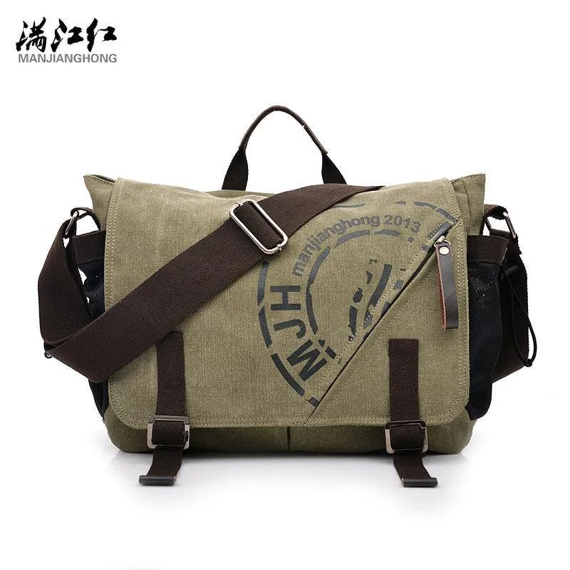 Herren Taschen Koreanische multifunktionale Mann Tasche Business Männer Canvas Umhängetasche Mode Freizeit Messenger Bag