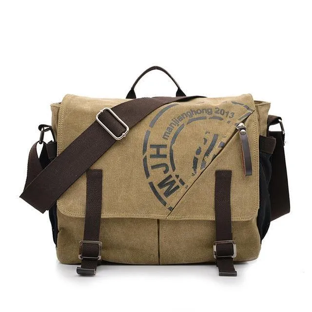 Herren Taschen Koreanische multifunktionale Mann Tasche Business Männer Canvas Umhängetasche Mode Freizeit Messenger Bag