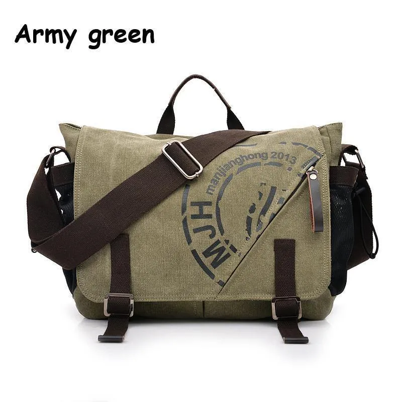 Herren Taschen Koreanische multifunktionale Mann Tasche Business Männer Canvas Umhängetasche Mode Freizeit Messenger Bag